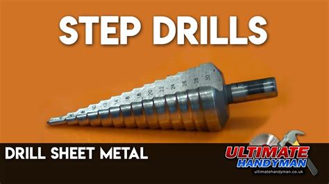 how to drill metal sheet|drilling through sheet metal.